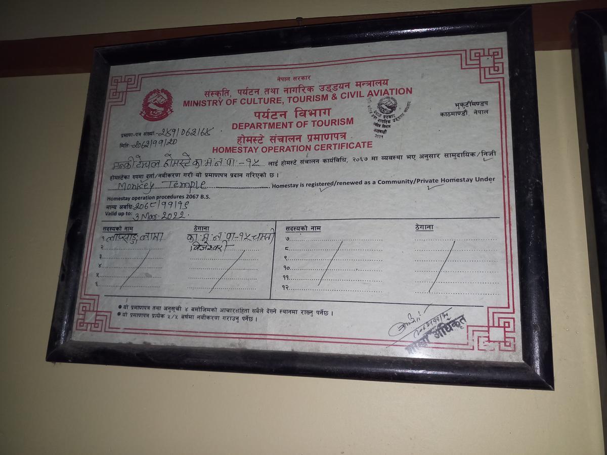 Monkey Temple Homestay Kathmandu Exterior foto